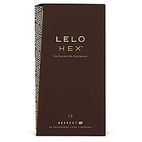 LELO HEX Condoms Respect XL 12 Pack