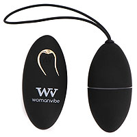 Vibrating egg remote control Womanvibe black