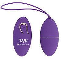 Vibrating egg remote control Womanvibe lilac